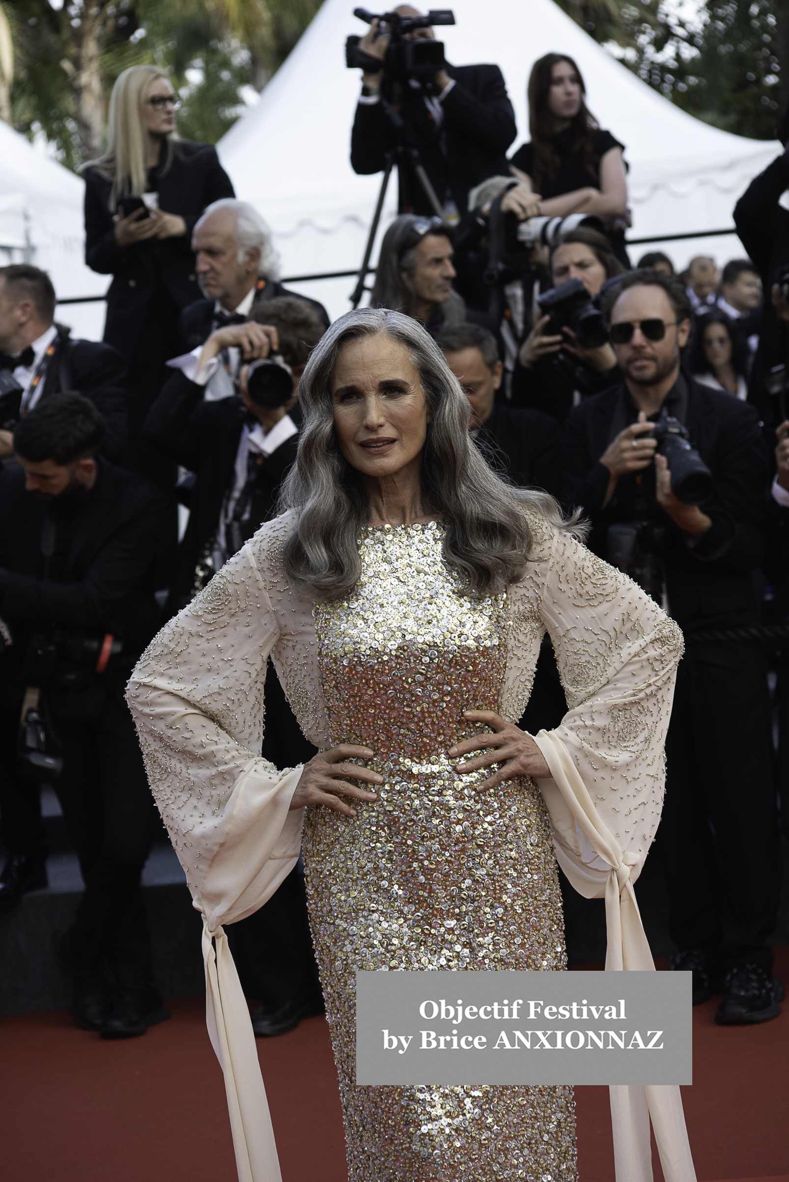 Andie MacDowel / 77th Cannes International Film Festival / Objectif Festival by Brice ANXIONNAZ